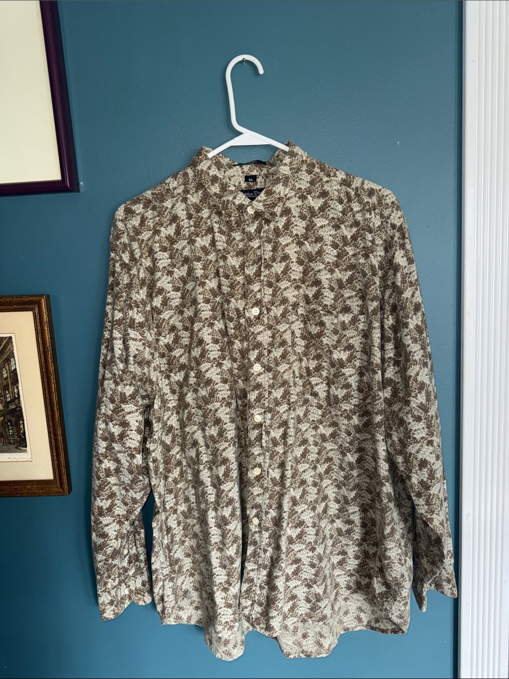 Men's Printed Button-Up Dior shirt